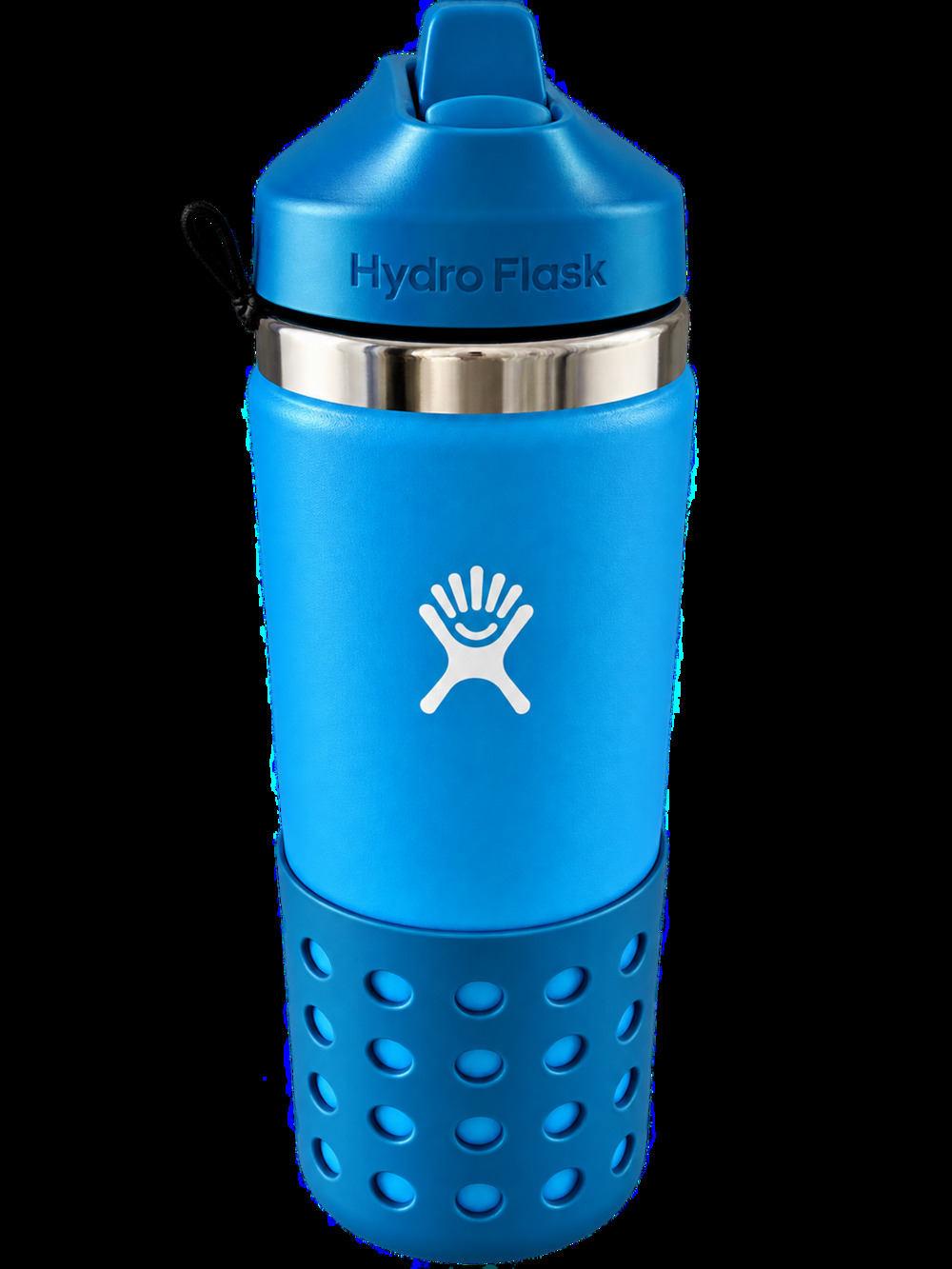Hydro Flask Kids 20 oz Wide Mouth Bottle with Straw Lid Lake
